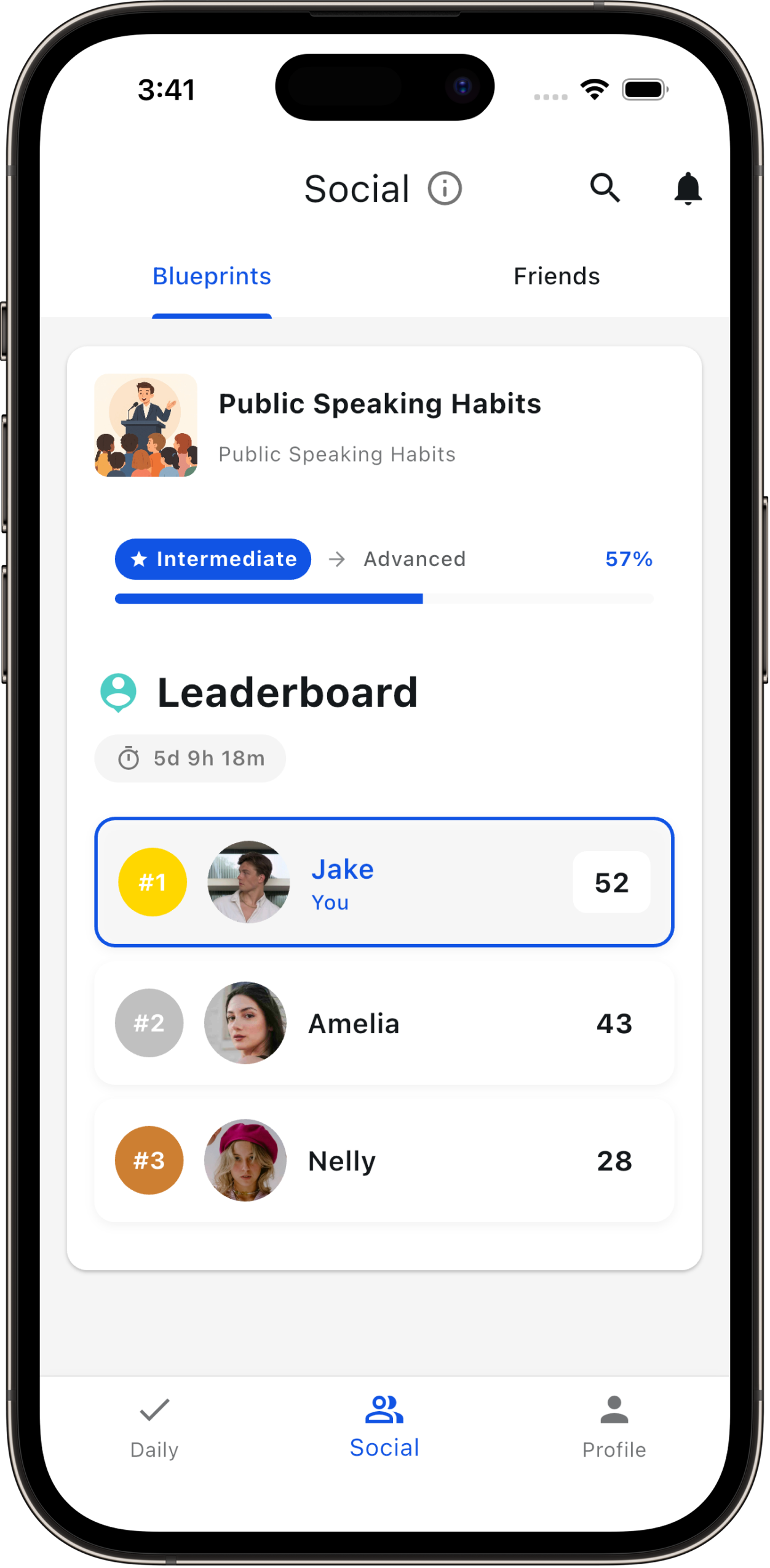 Blueprint app - Rise to the Top